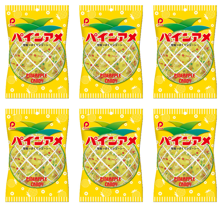 Japan Pineapple Hard Candy Pine Pineapple Candy 110g × 6 bags gallery