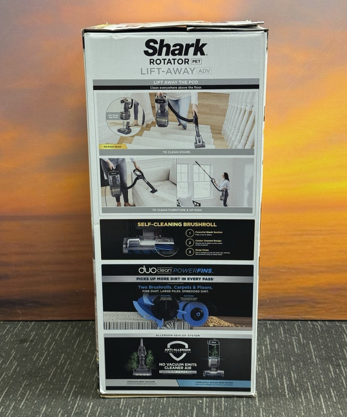 Shark Rotator Lift-Away ADV DuoClean PowerFins w/ Self-Cleaning Brush Roll gallery