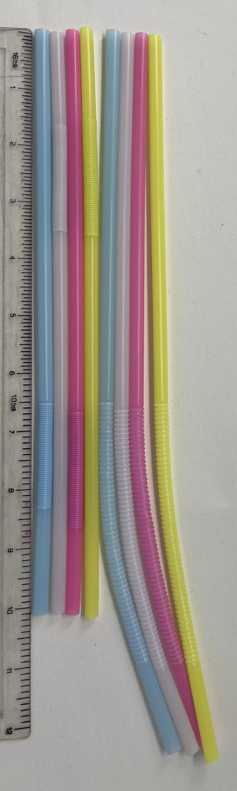 Color Changing Fun Flex Stretch and Bend Straws - 3 Packs - Disposable or Reuse gallery