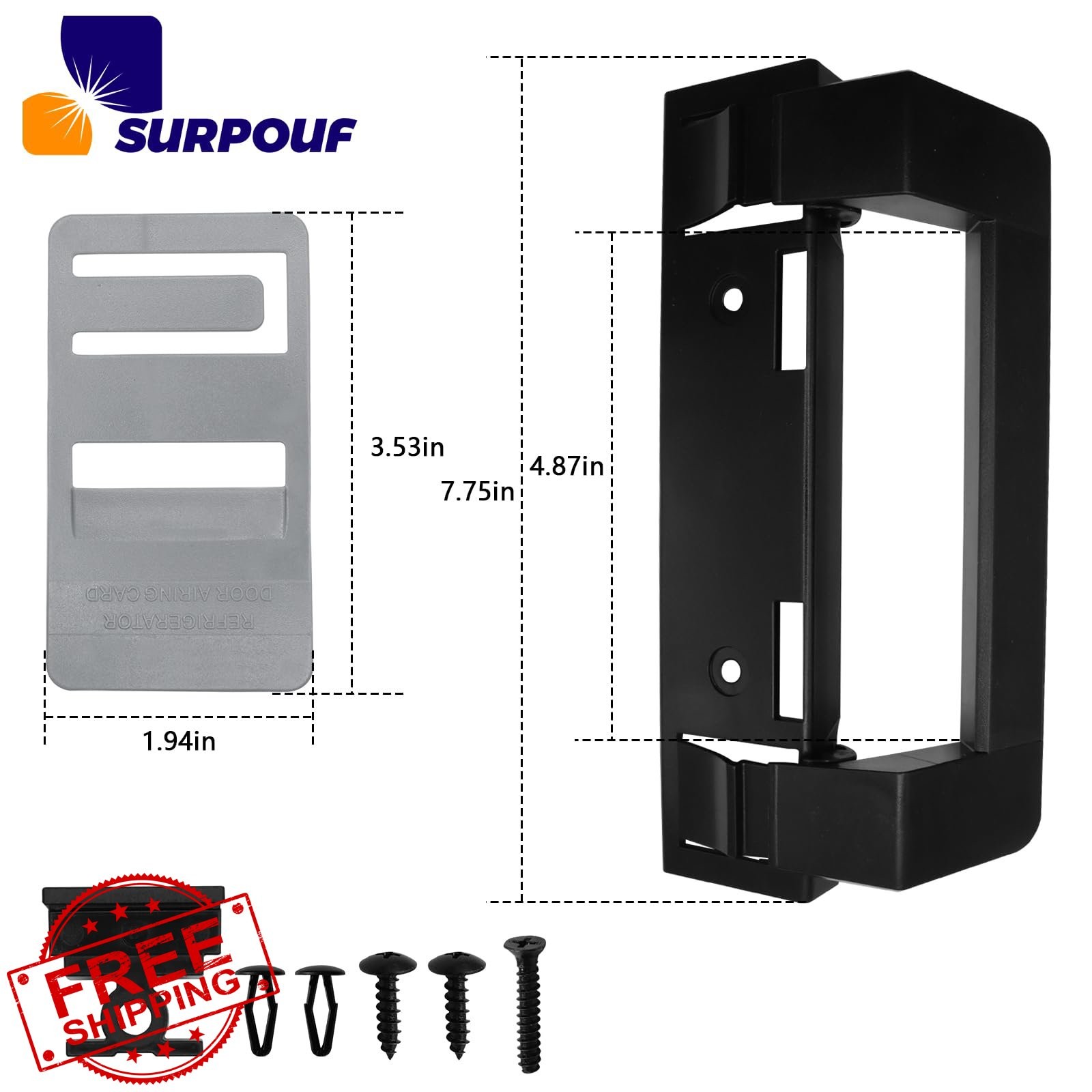 SURPOUF RV Refrigerator Door Handle Latch DM2672 DM2872 gallery