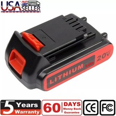 Battery Replacement For Black Decker 20V 20Volt Lithium LBXR20 LB2X3020 LB20