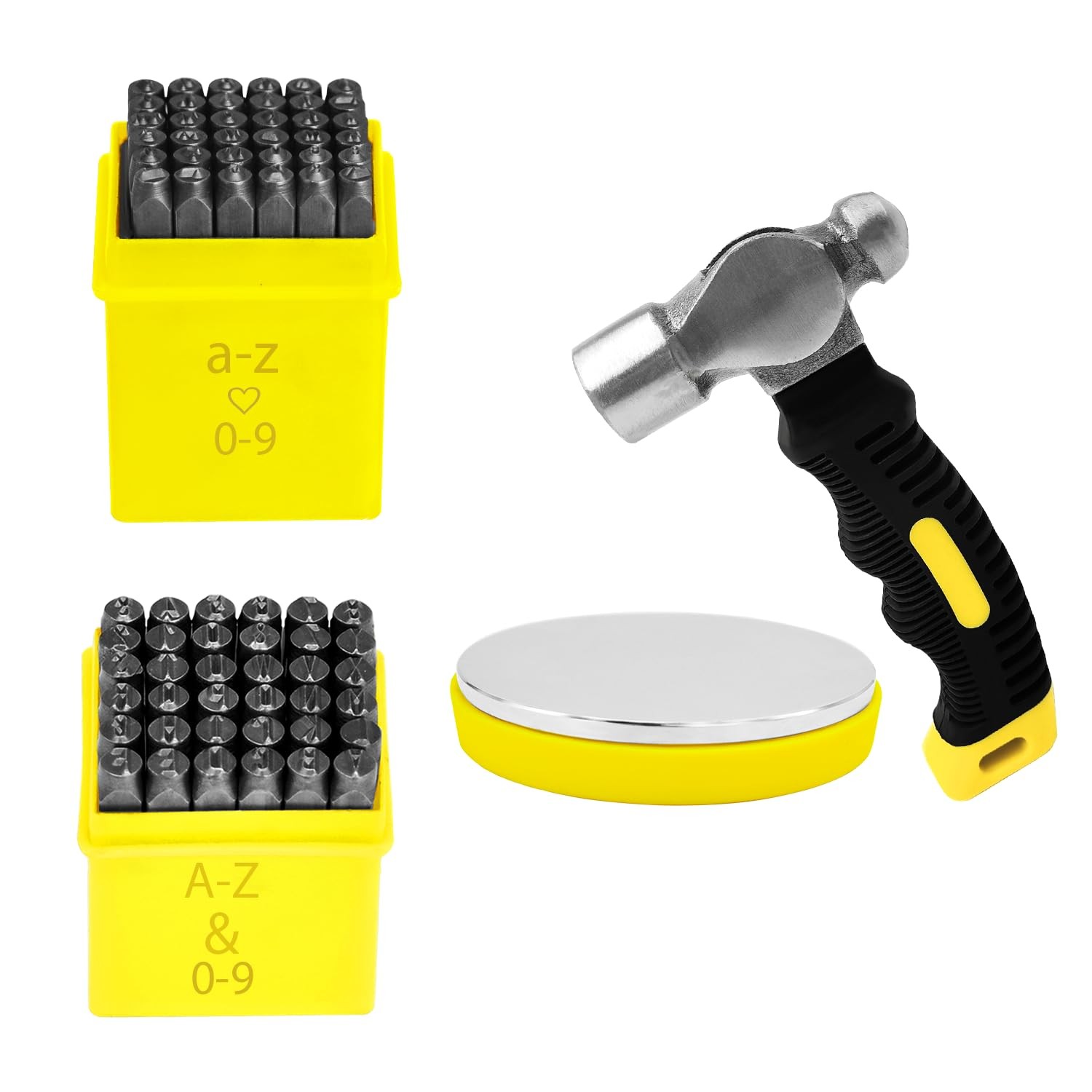 76Pcs Metal Stamping Kit, 1/4"(6Mm) Font Uppercase And1/8"(3Mm) Lowercase Letter gallery