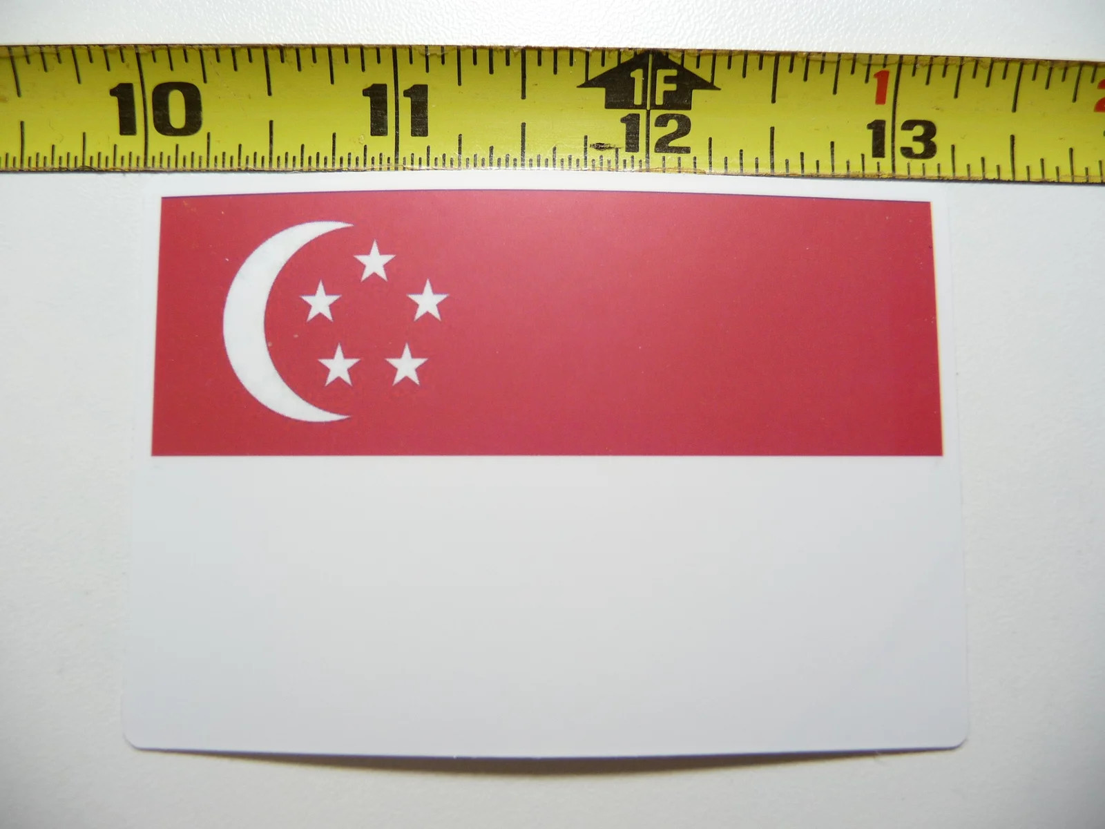 SINGAPORE FLAG SMALL STICKER DECAL COUNTRY PRIDE NATION GOVERNMENT gallery