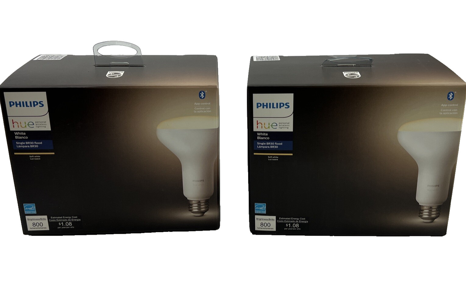 Philips Hue Smart LED Flood Light Bulb BR30 Bluetooth Zigbee Soft White 2 Pack gallery