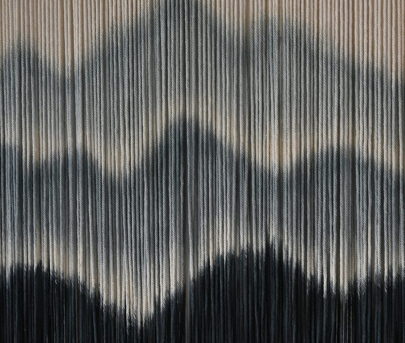 IOWER Macrame Wall Hanging Mountain Dip-Dyed Macrame Wall Decor Lar... Fast Ship gallery