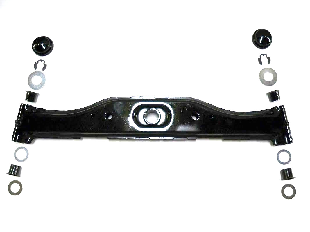 Front Axle w/ Hardware for Craftsman, Poulan: 154427, 175131, 195673, 418168 gallery
