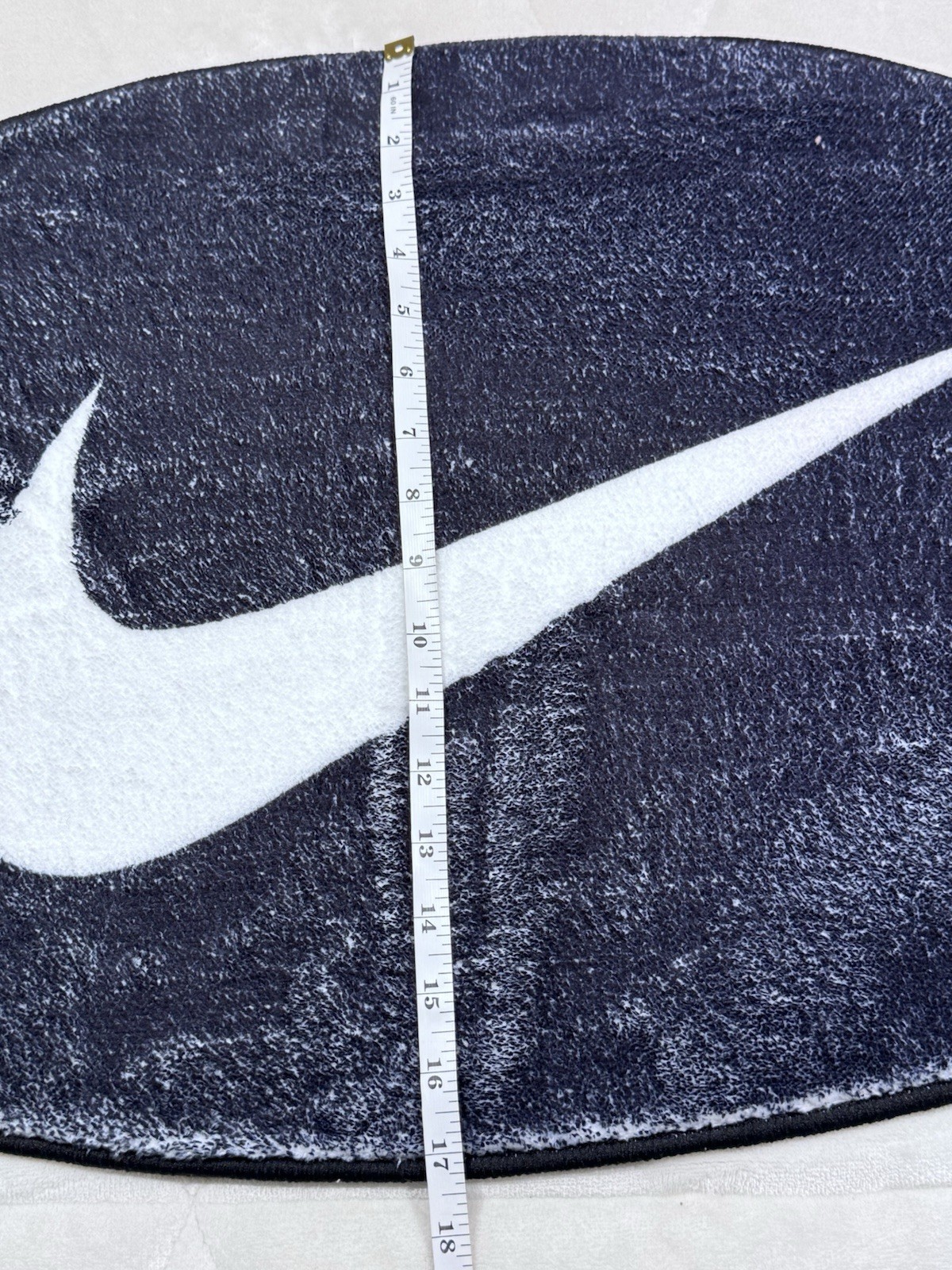 New RugsofLA Nike Oval Black and White Area Rug 18 x 28 in - $115 Retail gallery