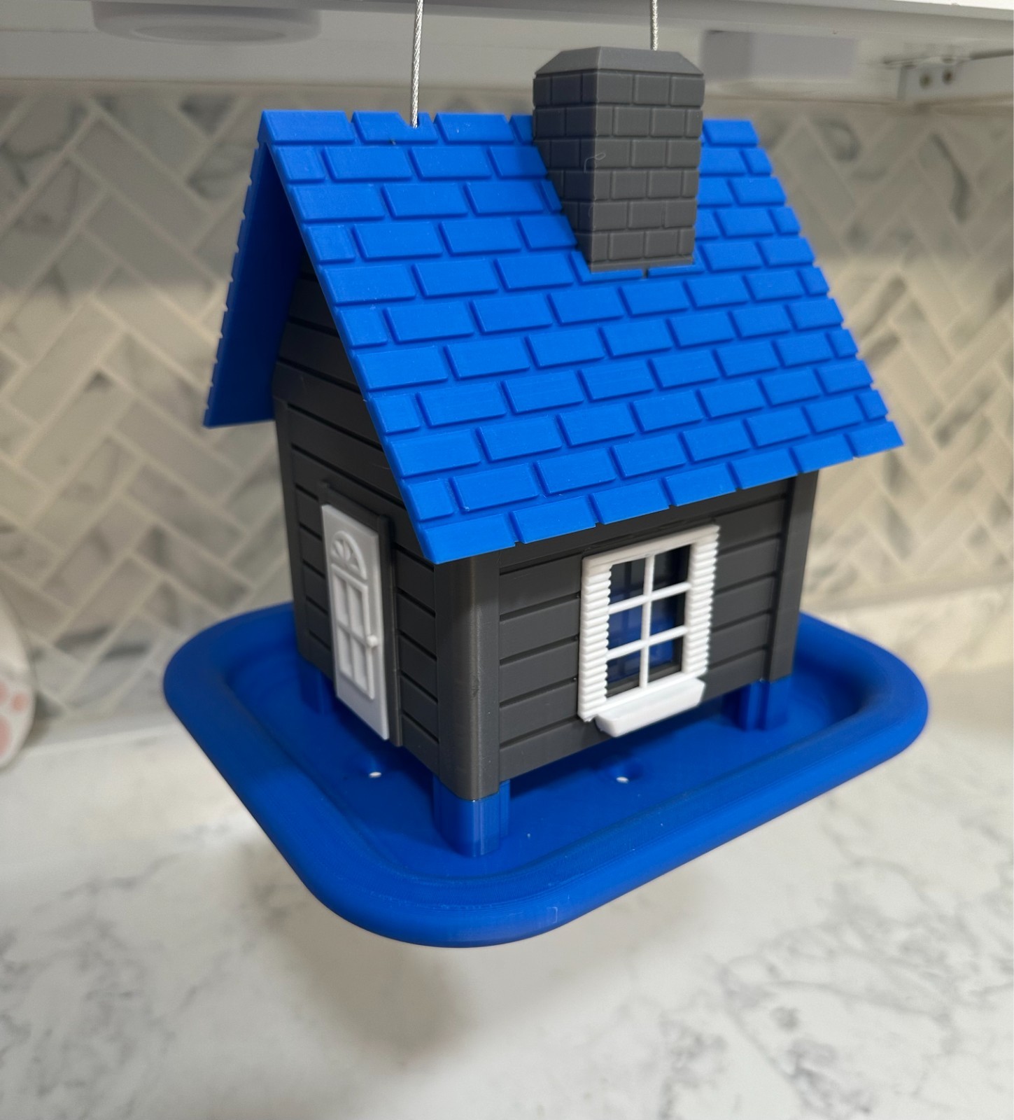 Bird Feeder Custom Colorful Cute House Design gallery