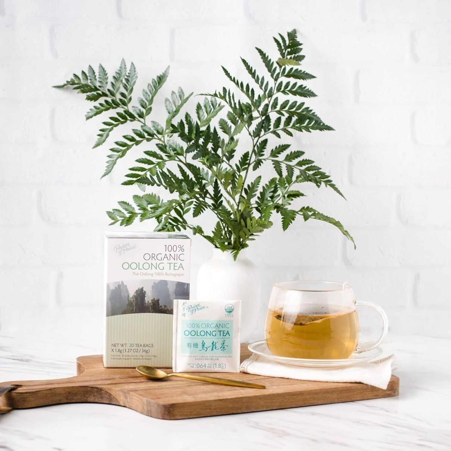 Organic Oolong Tea, 100 Tea Bags Each Box -Prince of Peace gallery