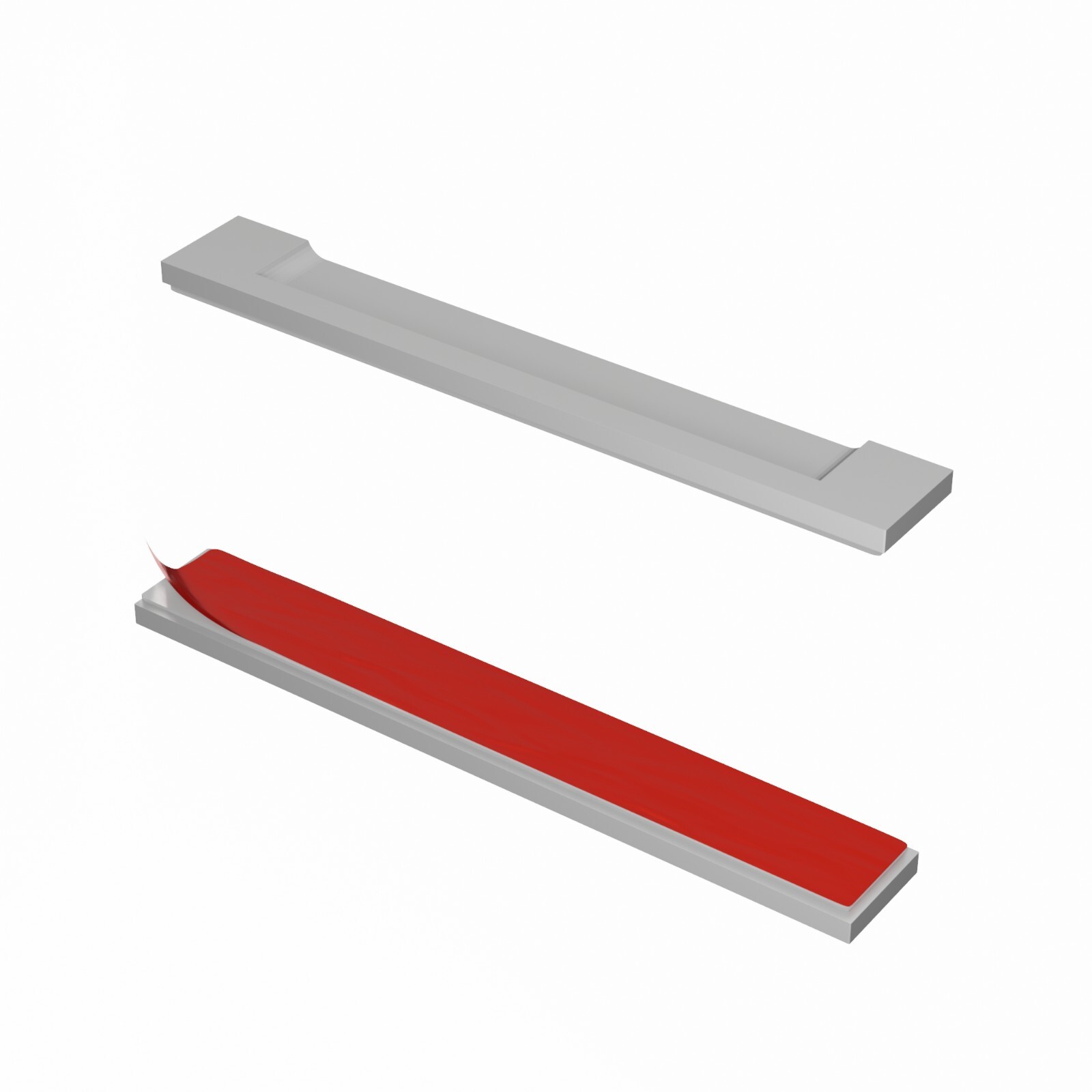 2 Finger Pull Flush Self-Stick on Handle Bypass Sliding pocket Doors Adhesive gallery