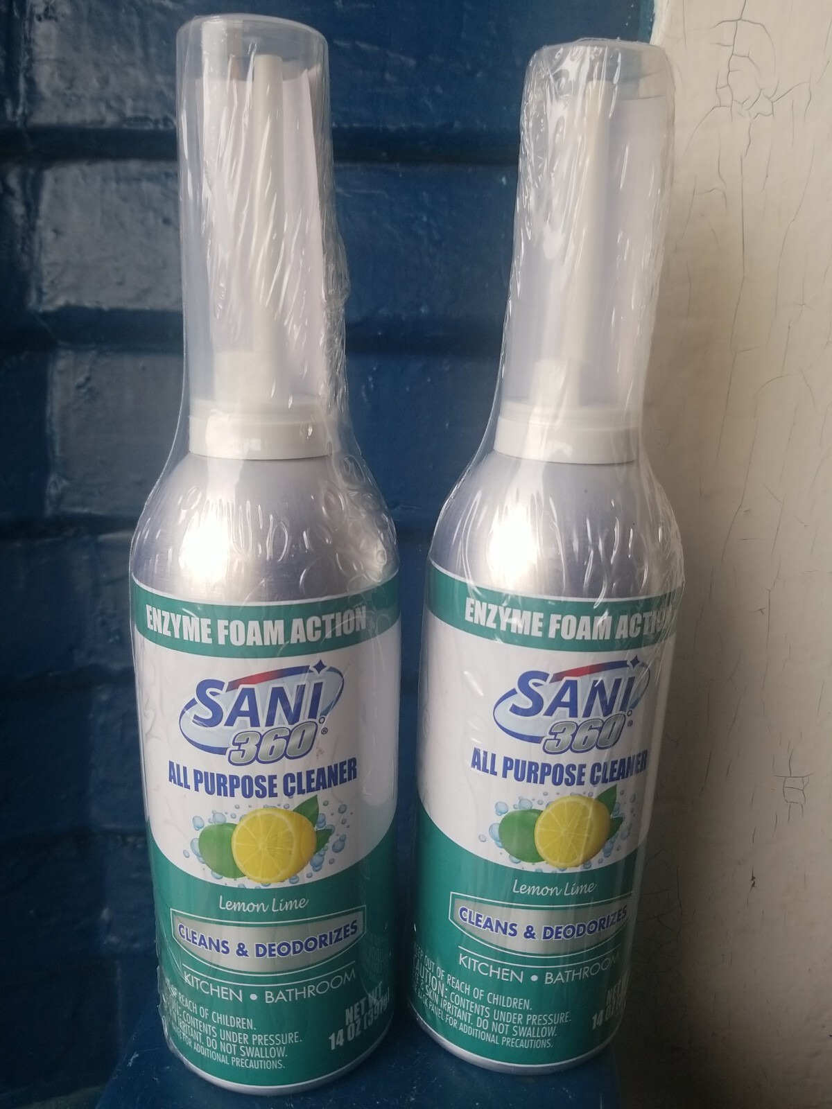 SANI 360° Sani Sticks All Purpose Cleaner Enzyme Foam for Household Cleaning 2pc gallery