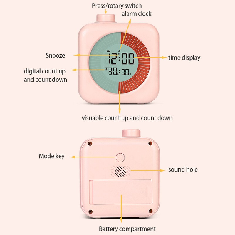 Digital Productivity Timer Visual Count /Down Function Snooze N2P5 gallery