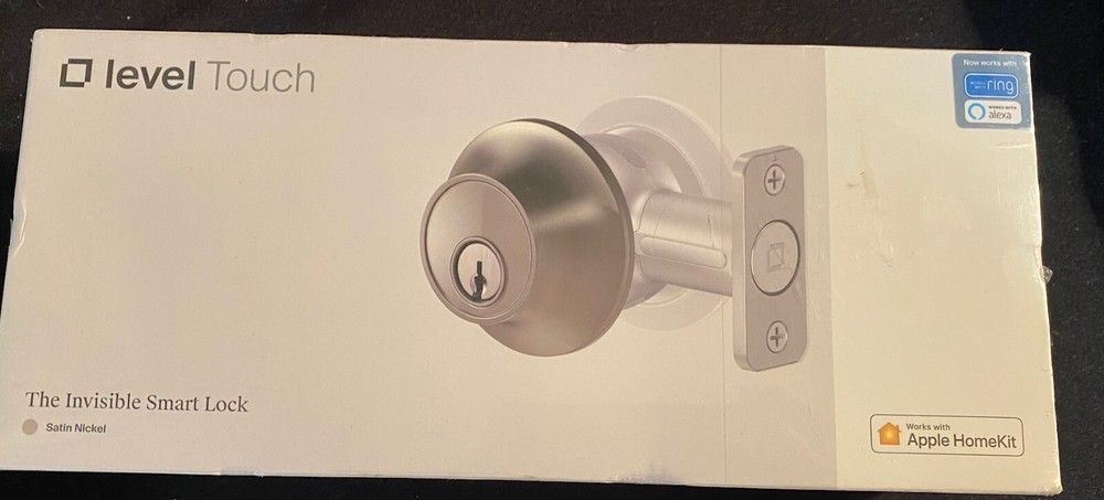 2 Level Touch Invisible Smart Lock (C-L12U) Satin-Nickel *NEW & Sealed*