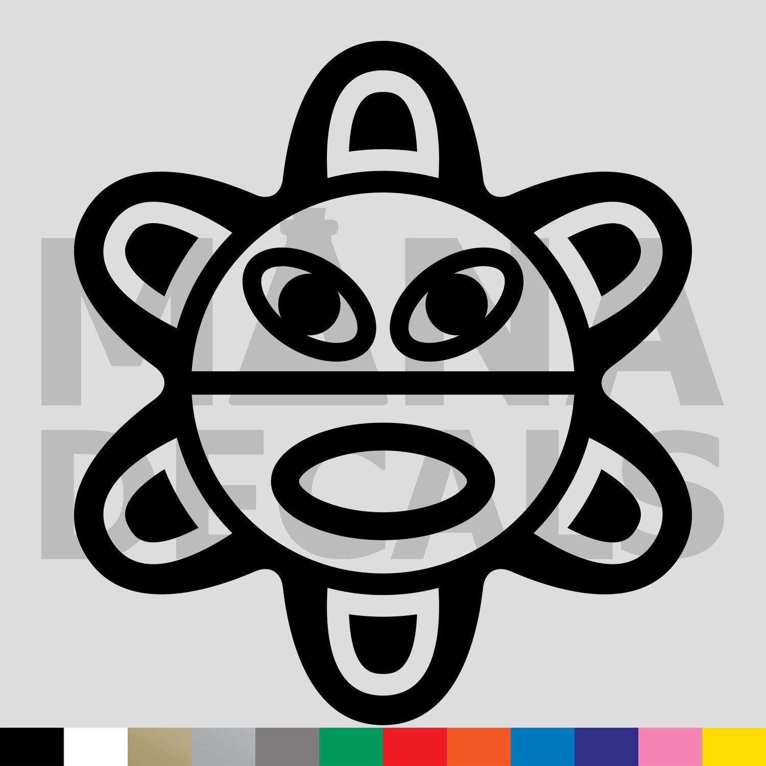 Sol Taino Vinyl Die Cut Decal Sticker - Boricua Puerto Rico Sun gallery