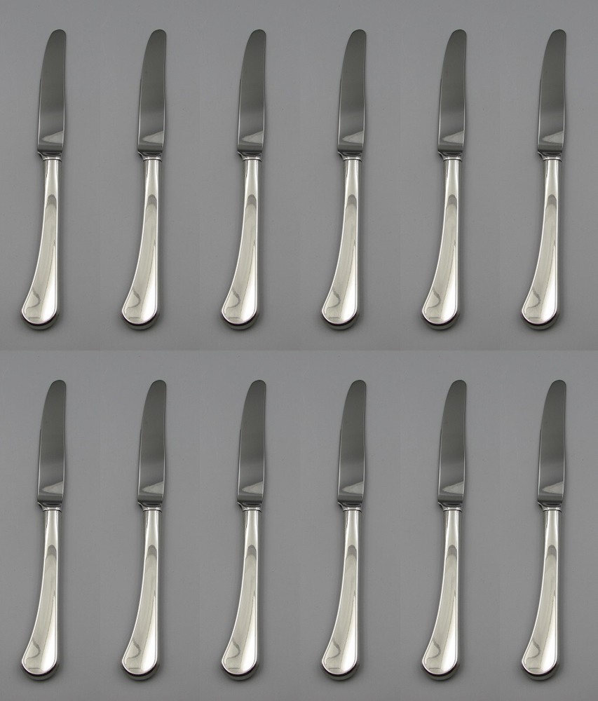 Oneida CAPRICE Stainless Flatware Dinner Knives - Set of Twelve NOS USA