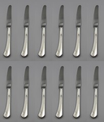 Oneida CAPRICE Stainless Flatware Dinner Knives – Set of Twelve NOS USA