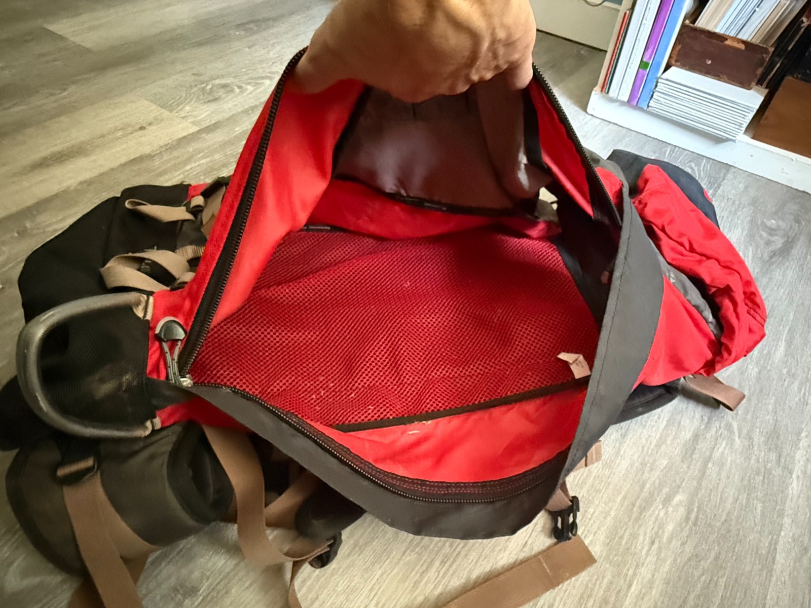 REI Talus 35L Backpacking Pack, Red 5