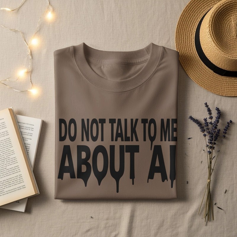 Do Not Talk AI Drip Statement (T-Shirt, Sweatshirt or Hoodie) gallery