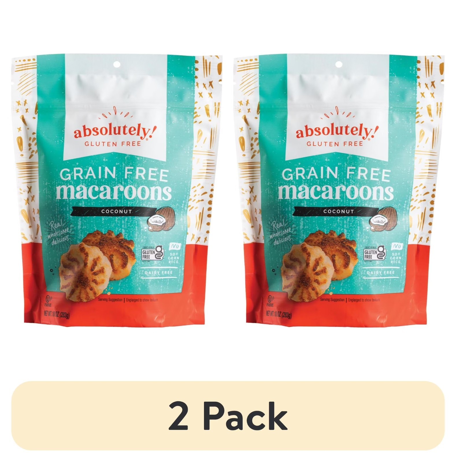 2pack, Absolutely Gluten Free Coconut Macaroon Cookies, 10oz gallery