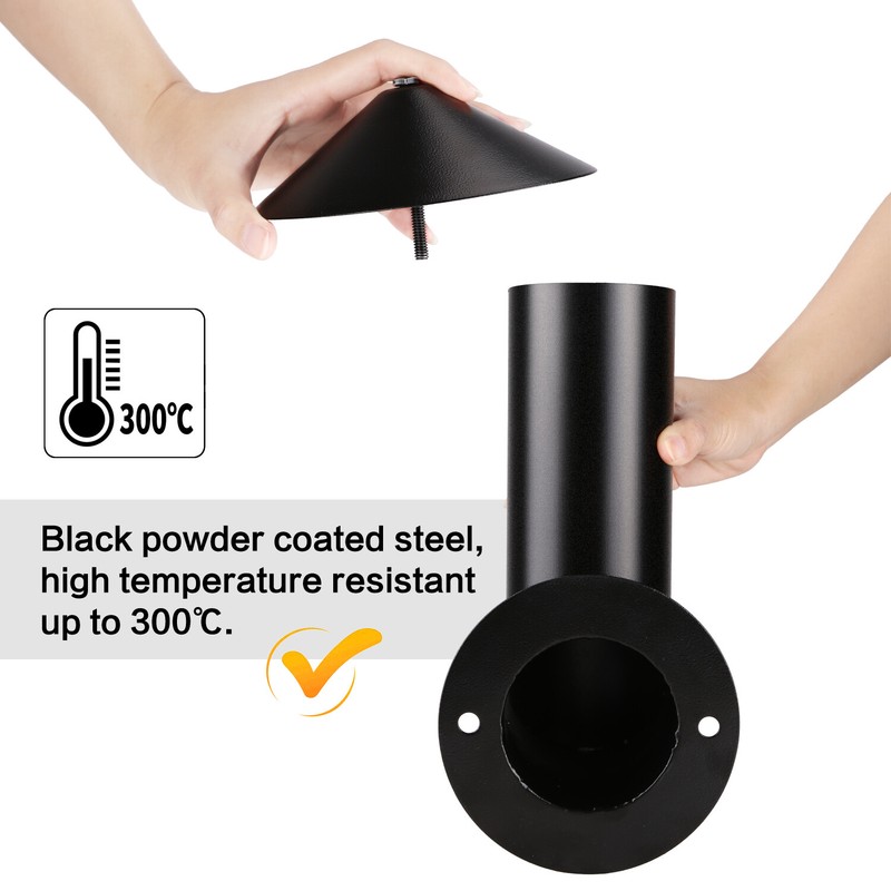 Pellet Grill Smoke Stack Replacement for Pit Boss, Traeger, Camp Chef, 1 Pack gallery