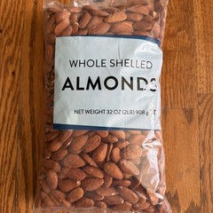 RAW ALMONDS Whole – Shelled – 2 Pounds – 04/18/27