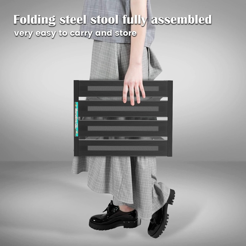 Marudina RV Folding Step Stool, Cloth Cover, AntiSlip, 3Height, 1000 lb gallery