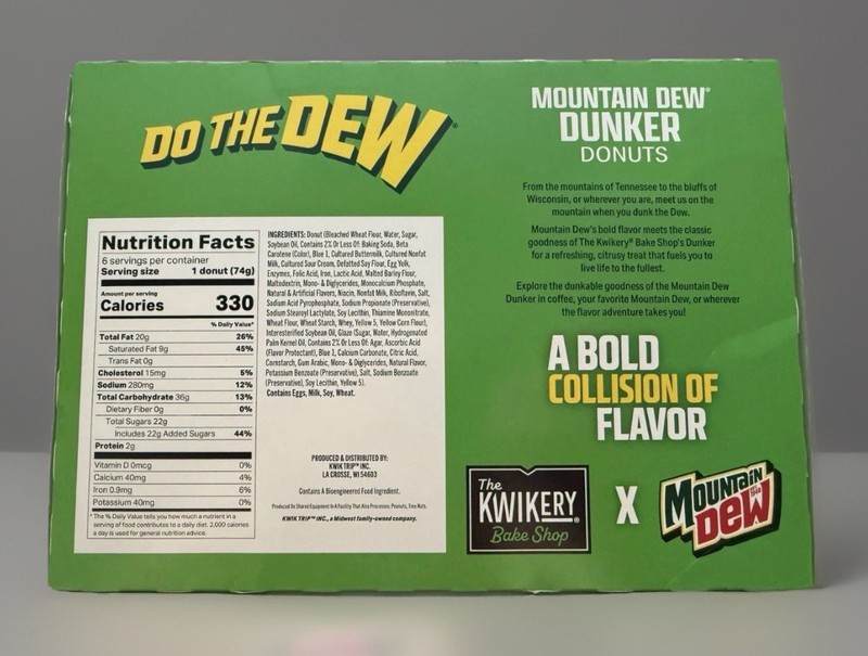 Mountain Dew Dunker Donuts Kwikery Bakery Kwik Trip 6 Count While Supplies Last! gallery