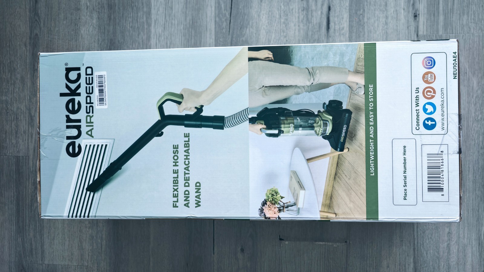 Eureka AirSpeed Compact Upright Vacuum, Lightweight, Carpet & Hard Floor, NEU100 gallery