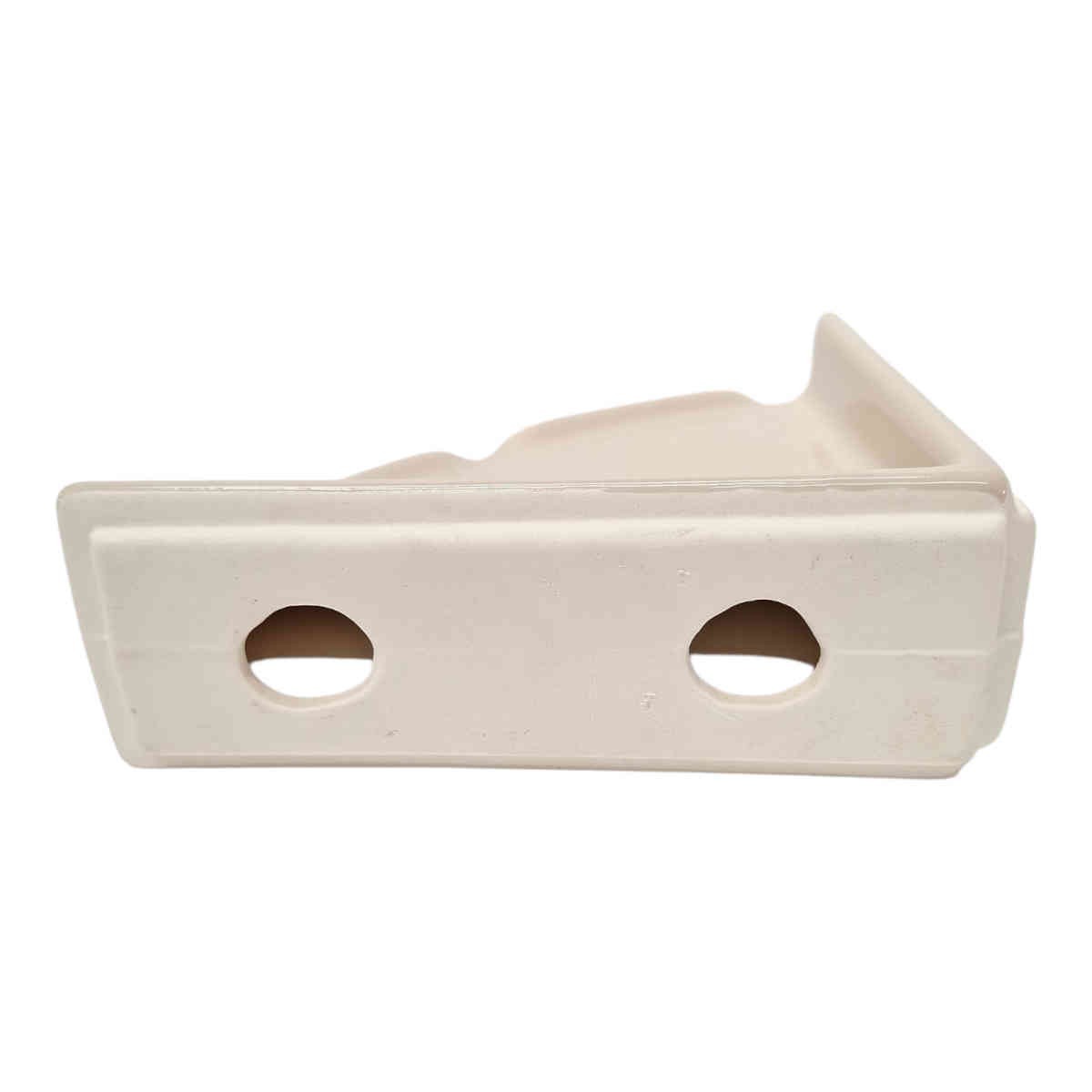 Porcelain Round Corner Shower and Bathroom Shelf Made in the US gallery