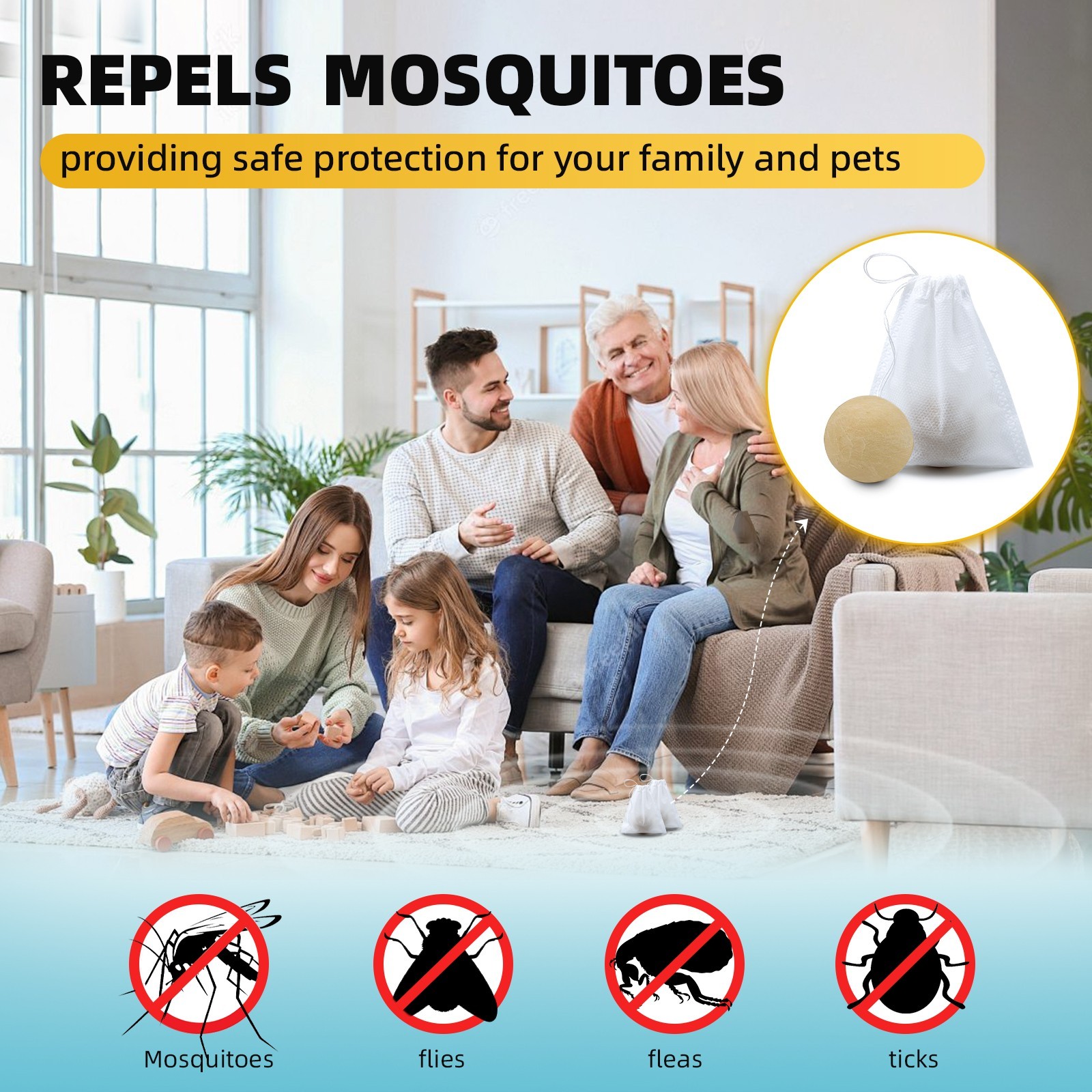10 Pack Mosquito Repellent Outdoor Patio, Mosquitoes Deterrent for Yard gallery
