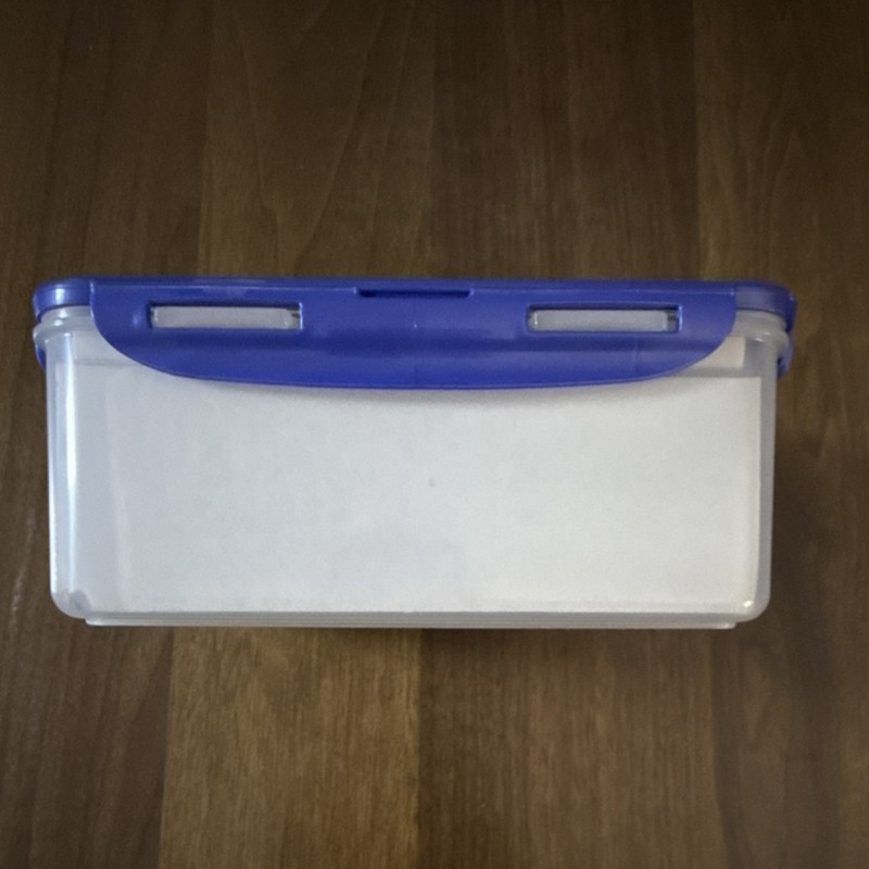 Lock & Lock 2.3L 470ml 100ml Storage Containers Set/5 Clear Blue Snap Lid HPL825 gallery