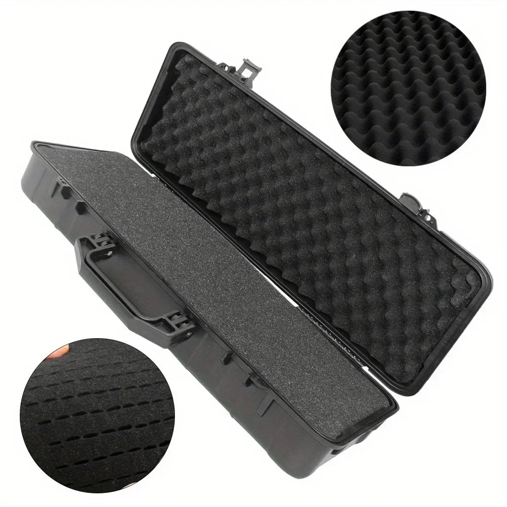 6 Sizes Black Hard Shell PP Toolbox Shockproof Portable Tool Storage Case gallery