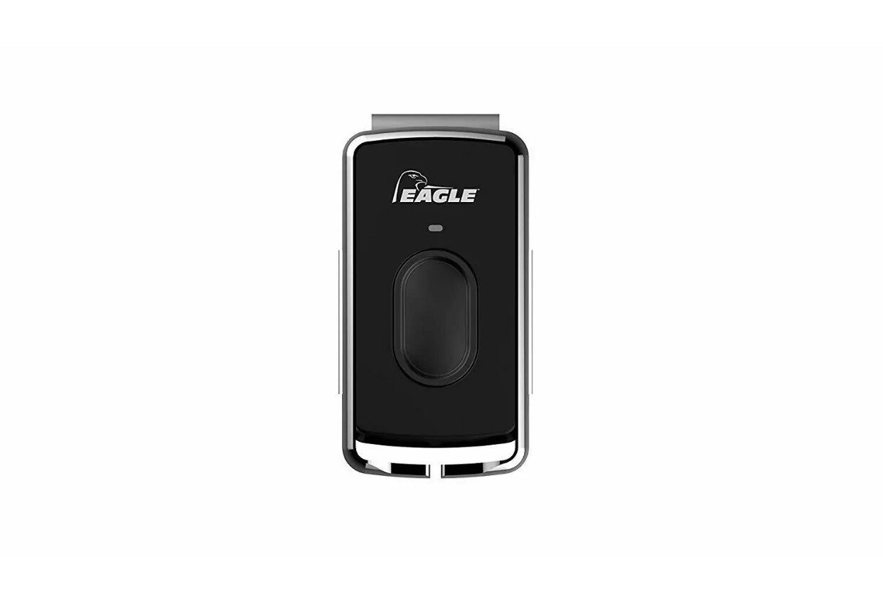 Eagle Chrome Series 1-Button Remote Control Gate Transmitter Visor Clip EG642 gallery