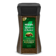 NESCAFÉ Taster’s Choice Decaf House Blend, Medium Light Roast Instant Coffee, 7