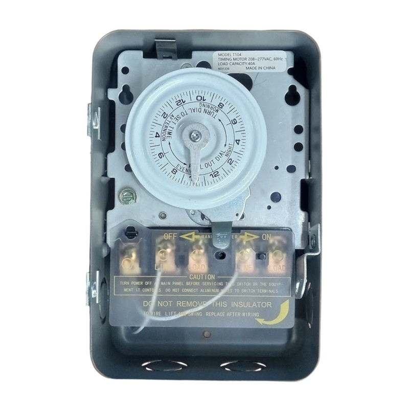 24 Hour Electro Mechanical Timer 208-277 Volts 40 Amp DPST for Paragon 4004-71 gallery