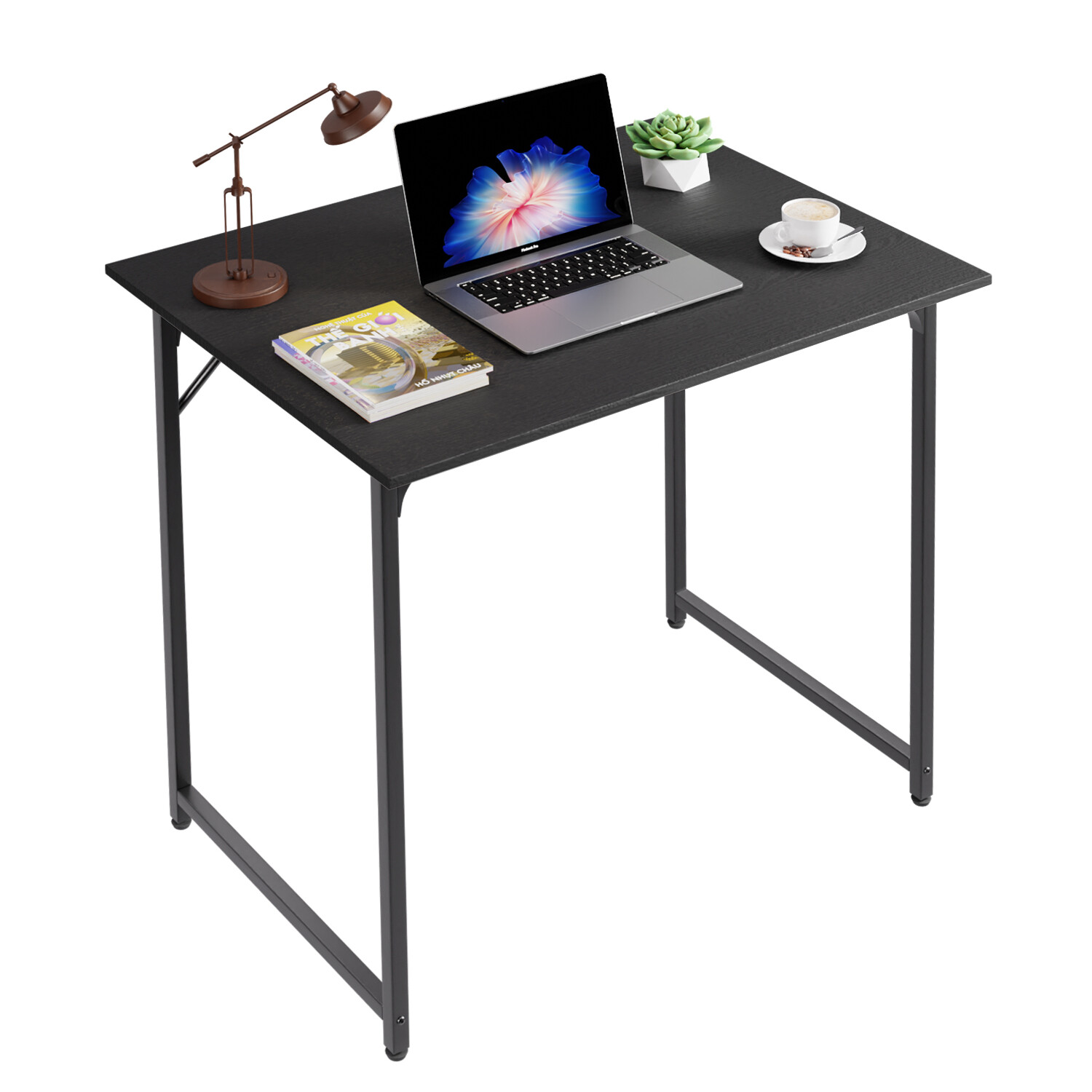 32 inch Computer Desk,Office Desk with Metal Frame,Modern Simple Style for Home gallery
