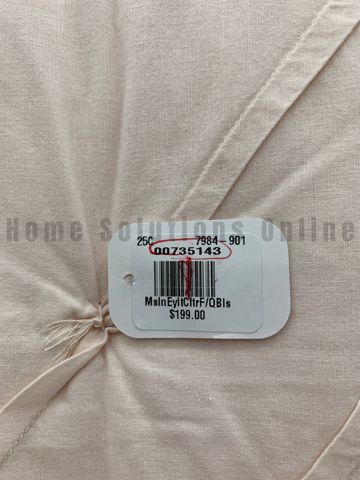 Pottery Barn Kids Eyelet Full Queen Comforter 1 Standard Sham Blush #9792 gallery