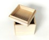 Kiri Wood Storage Box Cube 3-sun 12.0×12.0×12.2cm Japan gallery