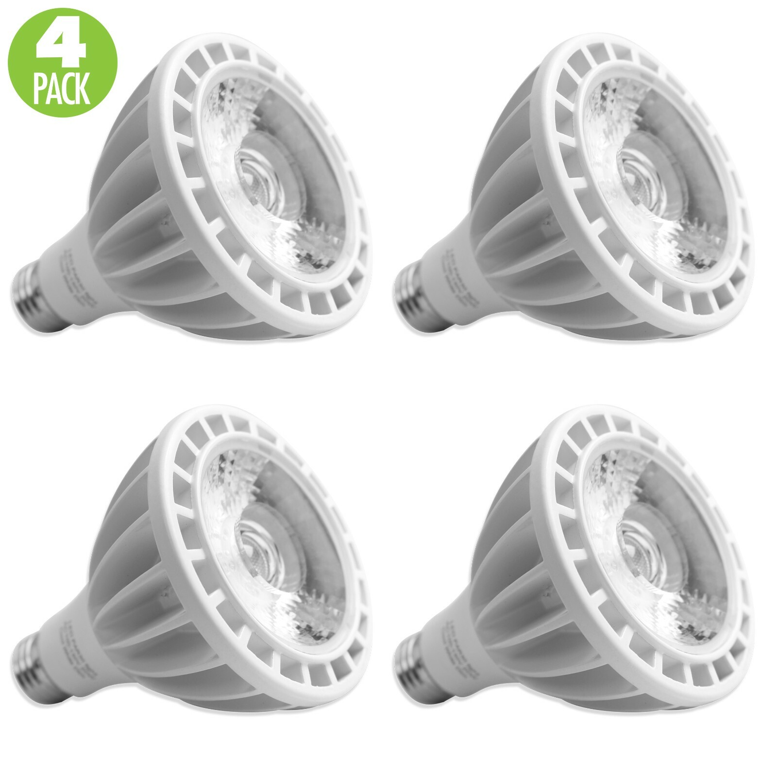 4-Pack PAR30 LED 20W 6500K Cool White Indoor/Outdoor Flood Light Bulbs 150 Watt gallery