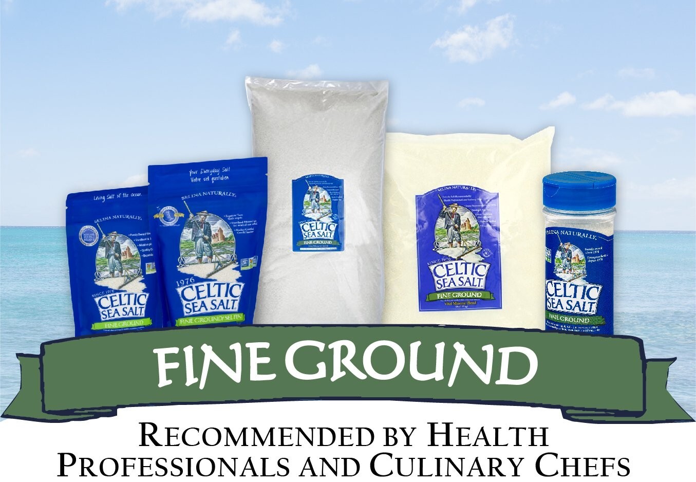 Celtic Sea Salt Fine Ground Resealable Bag - 8 Oz gallery
