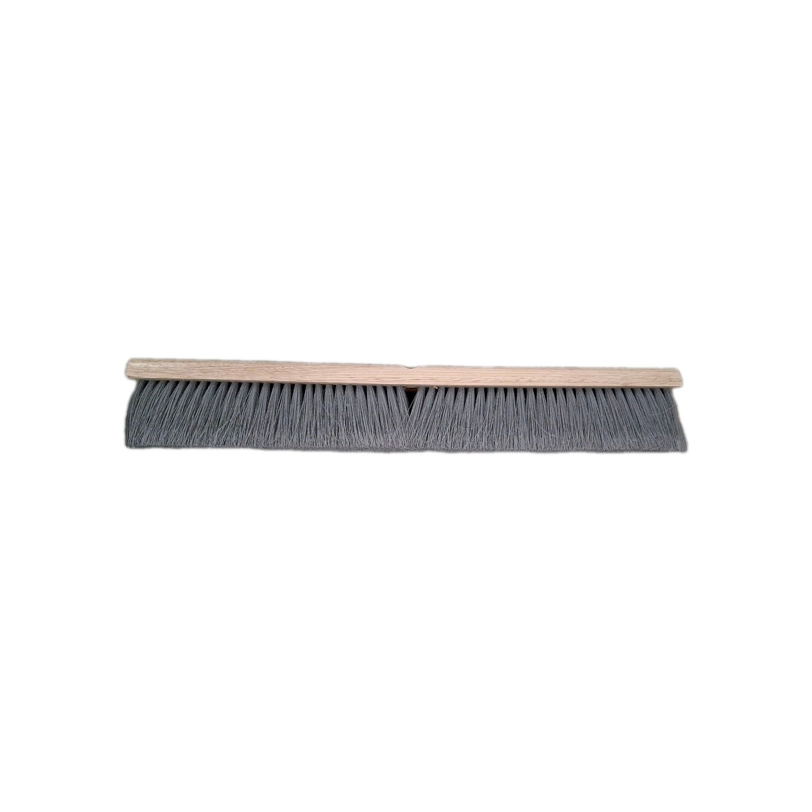 24 in. Polypropylene Broom Fine Sweep Flagged with 3 in. Trim Grey Gray gallery