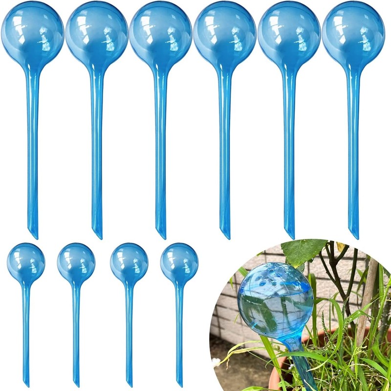 Automatic Watering Globes - 10Pcs for Perfect Plant Care and Water Conservation gallery