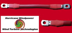 Battery Interconnect Cable Red 6 Inch 2/0 AWG for Solar Panel Wind Generator