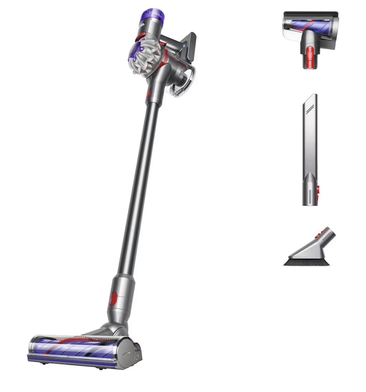 Dyson V8 Animal+ Cordless Stick Vacuum Cleaner -Silver/Purple-SV10 gallery