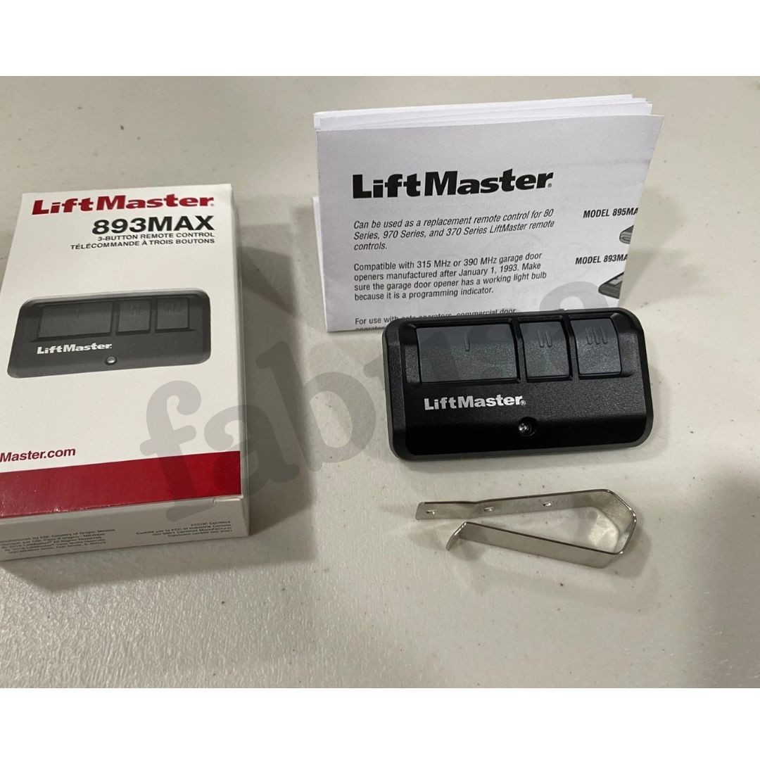 20 Pack 893MAX LiftMaster 3 Button Remote Control Garage Door Opener gallery