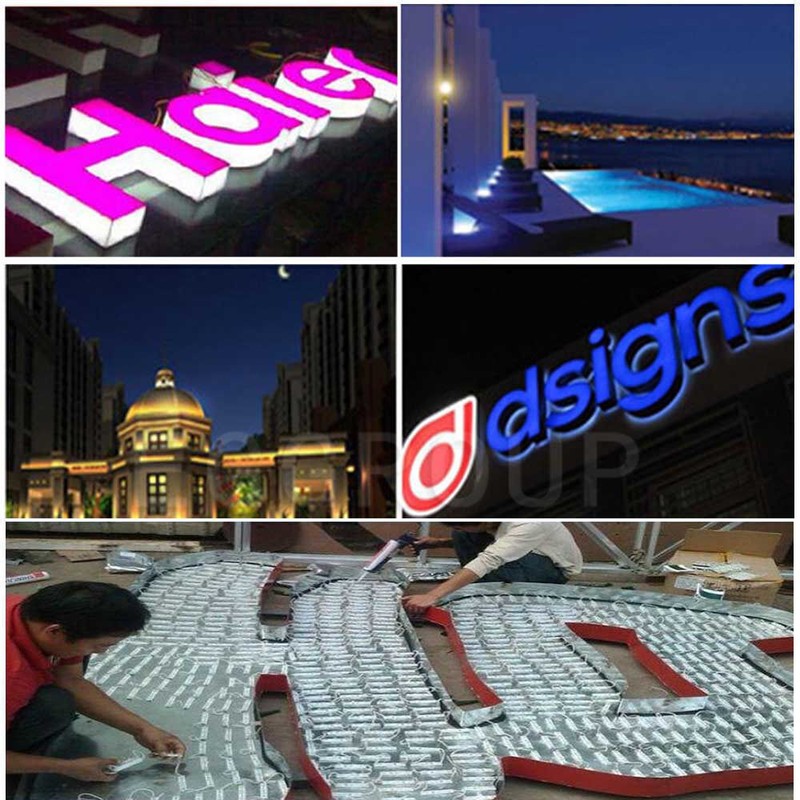 10~100ft 5050 SMD 3 LED Module Light Club Store Front Window Sign Decor Lamp Kit gallery