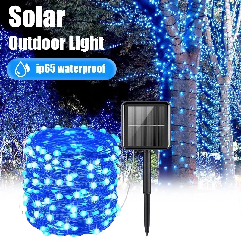 100LED Solar Powered Fairy Lights Outdoor Waterproof Garden Landscape Tree light gallery
