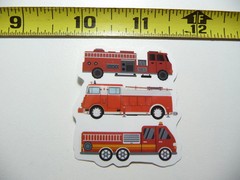 FIREFIGHTER FIRE ENGINES SMALL STICKER DECAL JOB WORK OCCUPATION FUNNY
