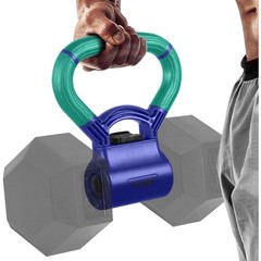 Yes4All Kettlebell Grip Handle Converts Dumbbells Kettlebells Teal/Mint Purple