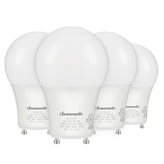 DEWENWILS GU24 LED Light Bulb Dimmable 2 Prong Light Bulbs, 5000K Daylight 9W